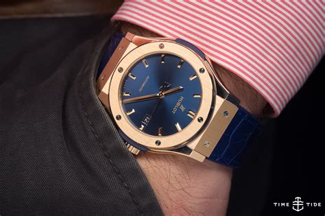 hublot blue chronograph king gold|Classic Fusion King Gold Blue 42 mm .